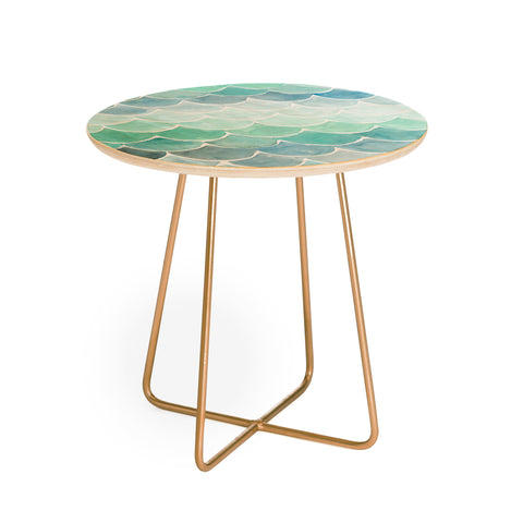 Wonder Forest Mermaid Scales Round Side Table