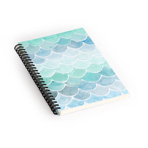 Wonder Forest Mermaid Scales Spiral Notebook