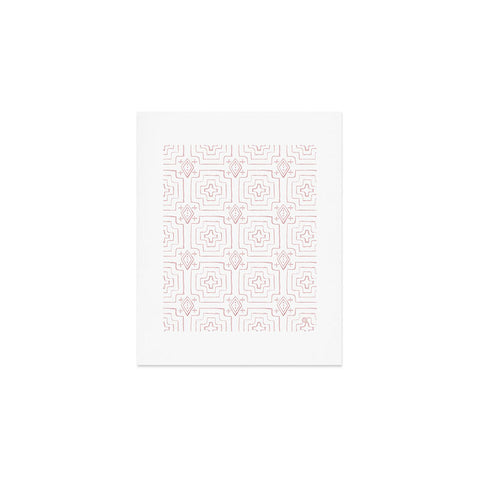 Wonder Forest Moroccan Mood Rose Art Print
