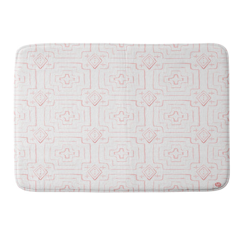 Wonder Forest Moroccan Mood Rose Memory Foam Bath Mat