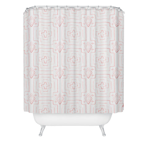 Wonder Forest Moroccan Mood Rose Shower Curtain