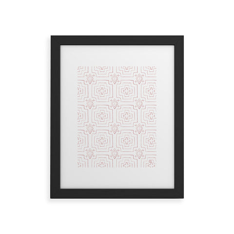 Wonder Forest Moroccan Mood Rose Framed Art Print