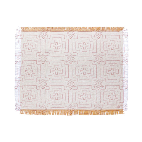 Wonder Forest Moroccan Mood Rose Throw Blanket