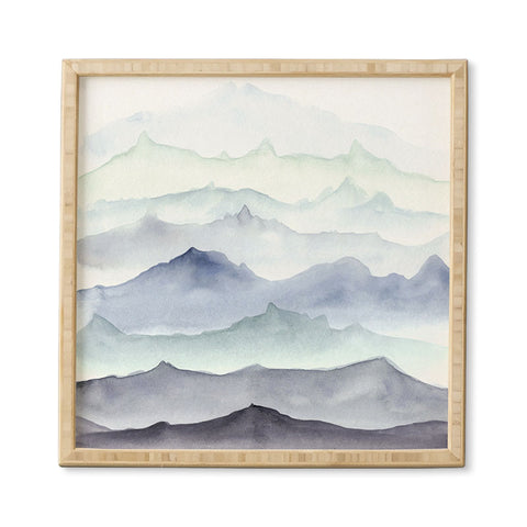 Wonder Forest Mountain Mist Framed Wall Art