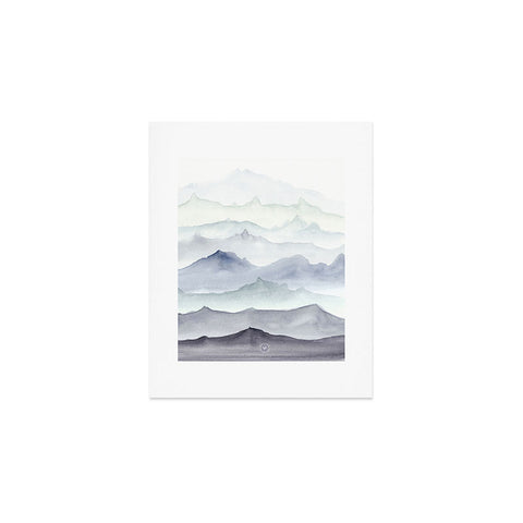 Wonder Forest Mountain Mist Art Print