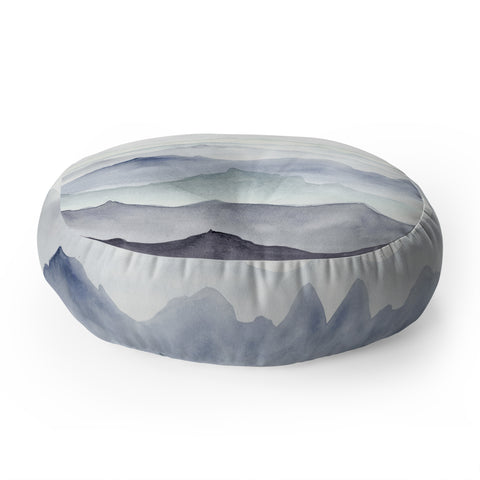 Wonder Forest Mountain Mist Floor Pillow Round
