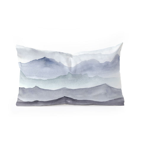 Wonder Forest Mountain Mist Oblong Throw Pillow
