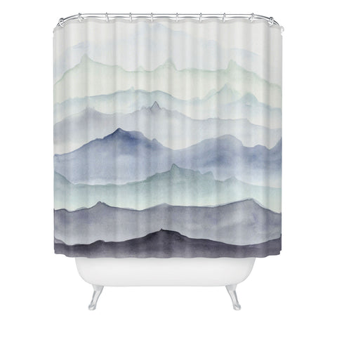 Wonder Forest Mountain Mist Shower Curtain