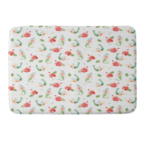 Wonder Forest Mystical Mermaids Memory Foam Bath Mat