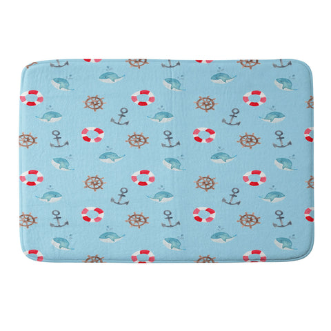 Wonder Forest Nautical Necessities Memory Foam Bath Mat