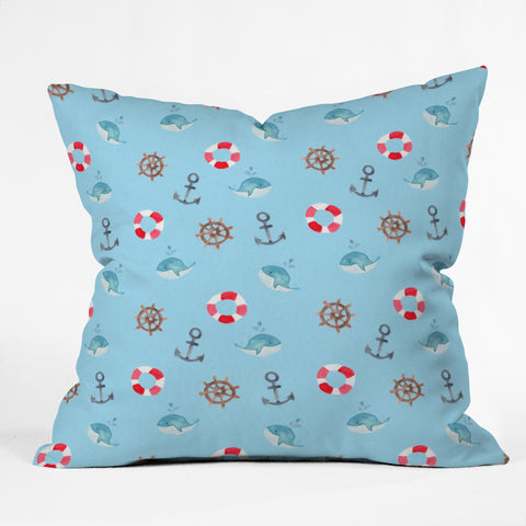 Wonder Forest Nautical Necessities Outdoor Throw Pillow