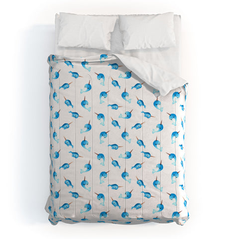 Wonder Forest Nutty Narwhals Comforter