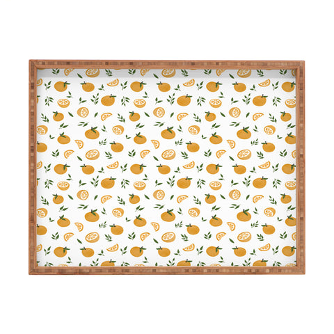 Wonder Forest OhLaLa Oranges Rectangular Tray