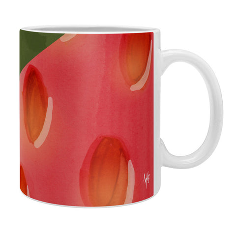 Wonder Forest Painted Strawberry Coffee Mug