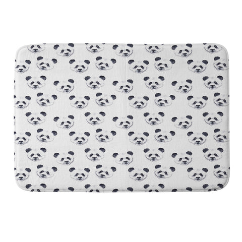 Wonder Forest Panda Party Memory Foam Bath Mat