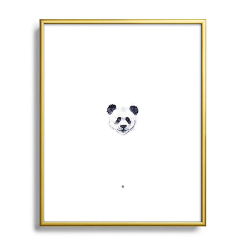 Wonder Forest Panda Party Metal Framed Art Print