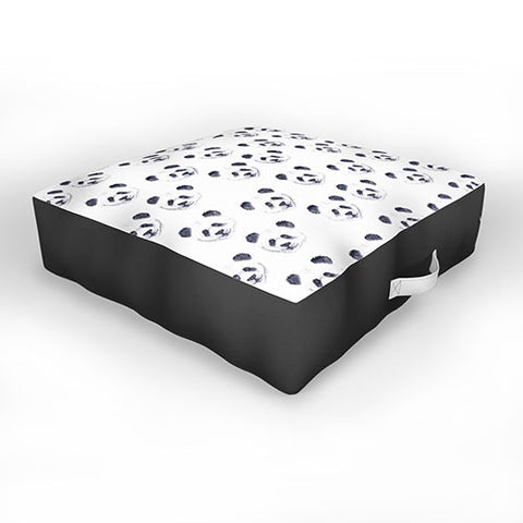 Wonder Forest Panda Party Outdoor Floor Cushion