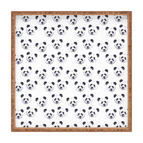 Wonder Forest Panda Party Square Tray
