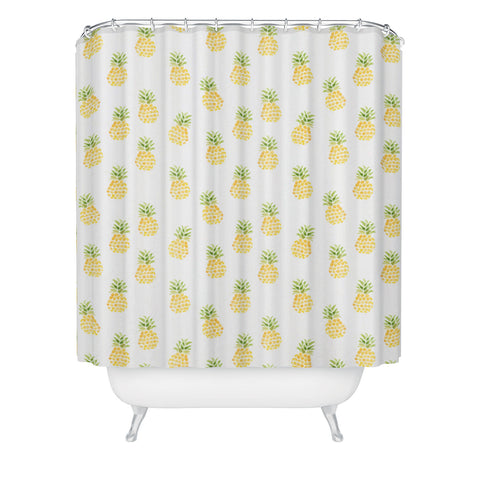 Wonder Forest Pineapple Express Shower Curtain