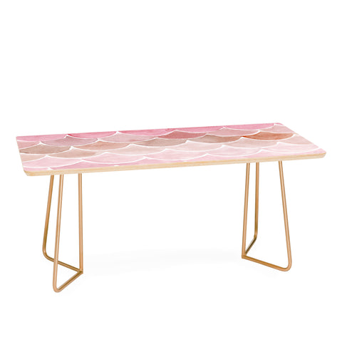 Wonder Forest Pink Mermaid Scales Coffee Table