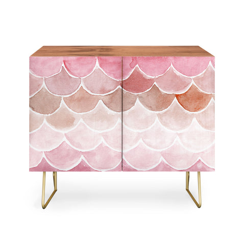 Wonder Forest Pink Mermaid Scales Credenza