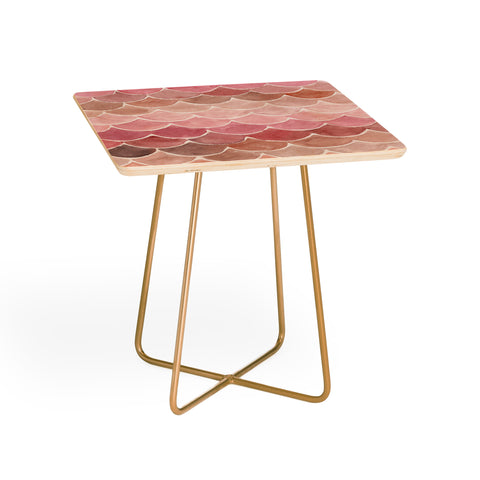 Wonder Forest Pink Mermaid Scales Side Table