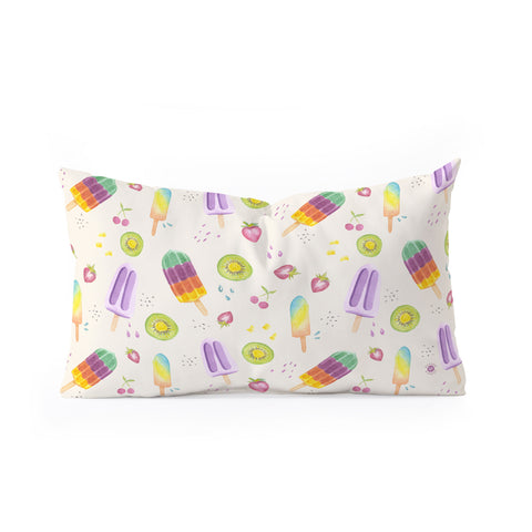 Wonder Forest Popsicle Paradise Oblong Throw Pillow