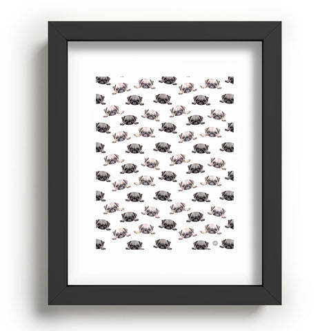 Wonder Forest Pouty Pugs Recessed Framing Rectangle