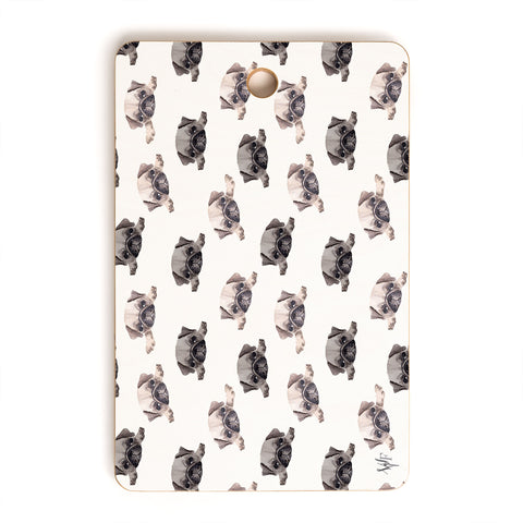 Wonder Forest Pouty Pugs Cutting Board Rectangle