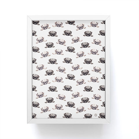 Wonder Forest Pouty Pugs Framed Mini Art Print