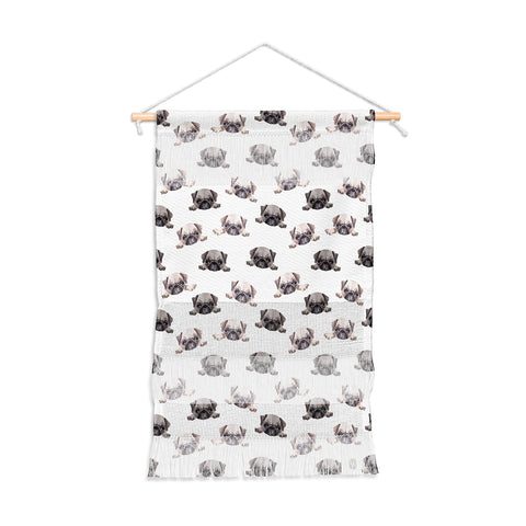 Wonder Forest Pouty Pugs Wall Hanging Portrait