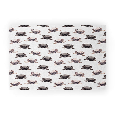 Wonder Forest Pouty Pugs Welcome Mat