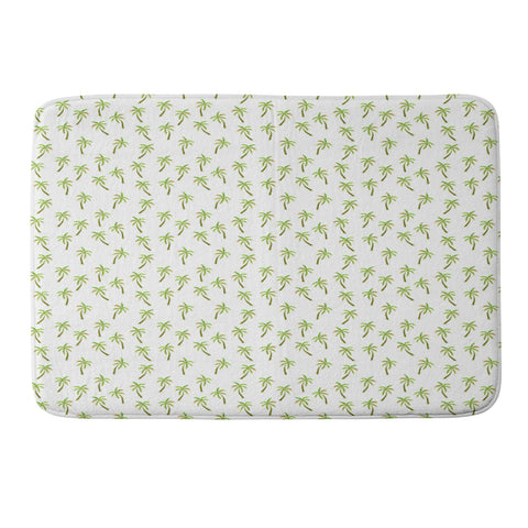 Wonder Forest Pretty Palm Trees Memory Foam Bath Mat