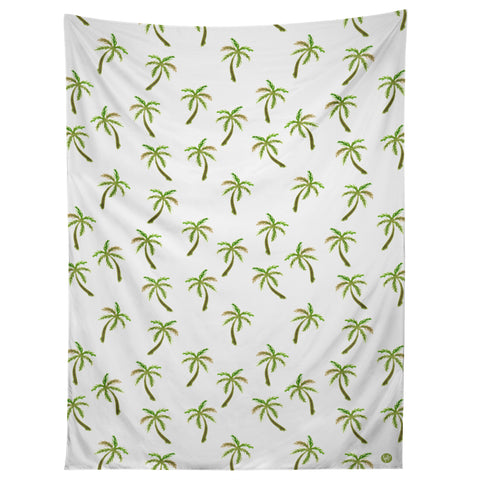 Wonder Forest Pretty Palm Trees Tapestry