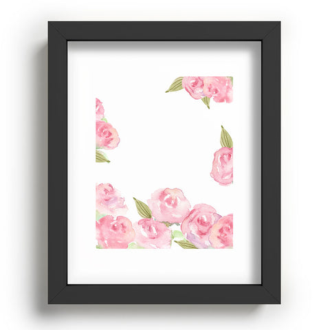 Wonder Forest Raining Roses Recessed Framing Rectangle