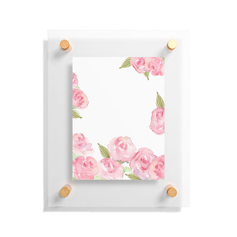 Wonder Forest Raining Roses Floating Acrylic Print