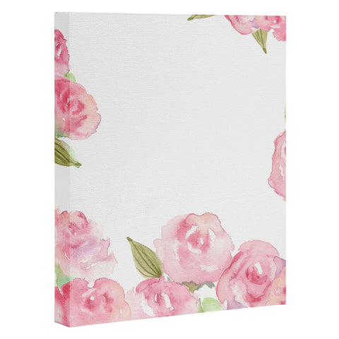 Wonder Forest Raining Roses Art Canvas