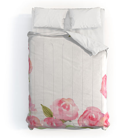 Wonder Forest Raining Roses Comforter