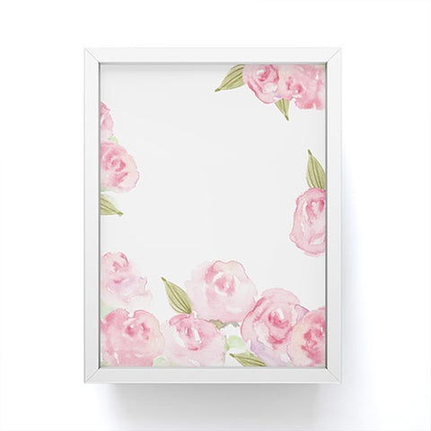 Wonder Forest Raining Roses Framed Mini Art Print