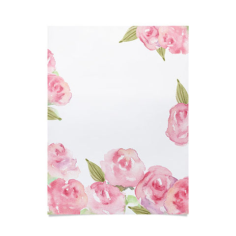 Wonder Forest Raining Roses Poster