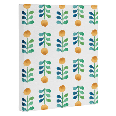 Wonder Forest Retro Blooms Art Canvas