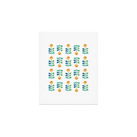 Wonder Forest Retro Blooms Art Print