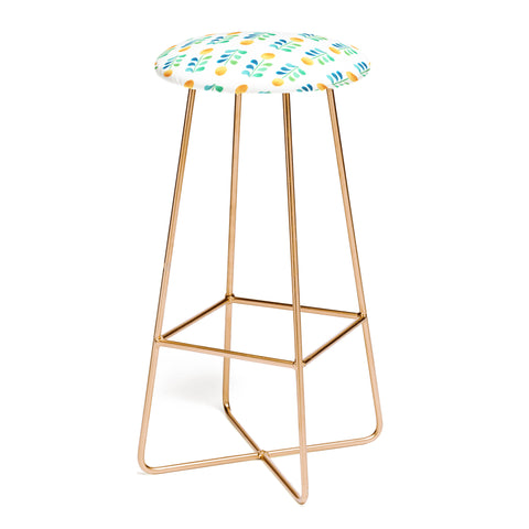 Wonder Forest Retro Blooms Bar Stool