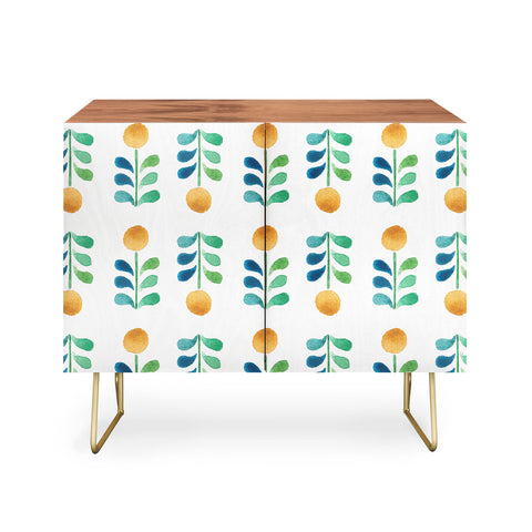 Wonder Forest Retro Blooms Credenza