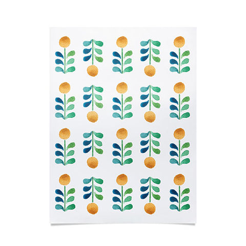 Wonder Forest Retro Blooms Poster