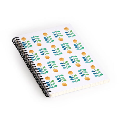 Wonder Forest Retro Blooms Spiral Notebook