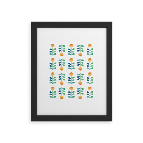Wonder Forest Retro Blooms Framed Art Print