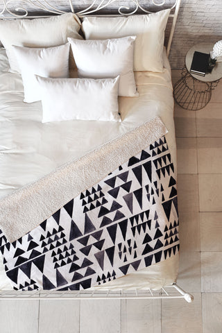 Wonder Forest Scandinave On Repeat Fleece Throw Blanket