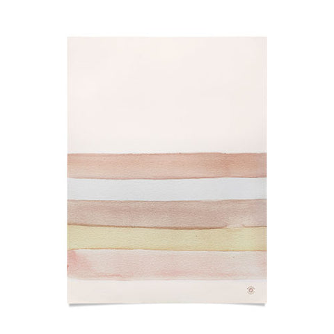 Wonder Forest She Said Stripes Poster