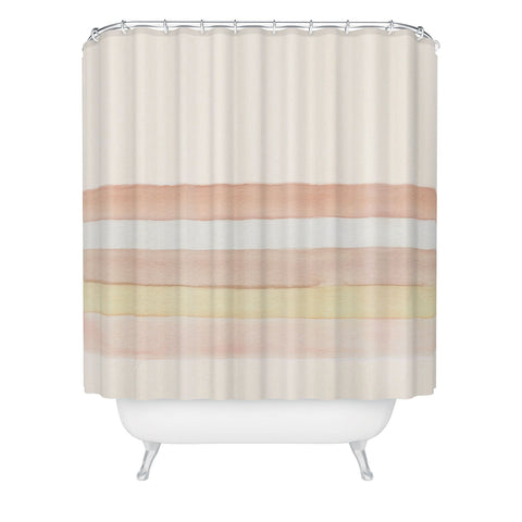 Wonder Forest She Said Stripes Shower Curtain